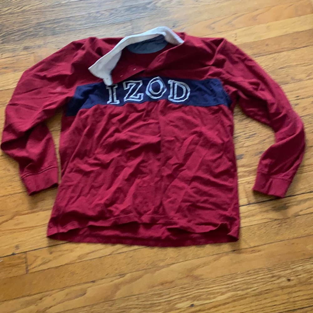 Izod long sleeve polo